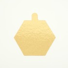Подложка шестигранник с держателем 5,2 х 5,2 см - фото 24543263