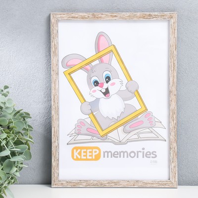 Фоторамка для фото 21×30 см Keep memories «Акварель», пластик, прованс, (пластиковый экран)