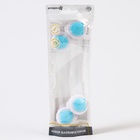 Блокиратор для дверей и ящиков, универсальные, 17 см, 2 шт., голубой, белый, Крошка Я - Фото 5