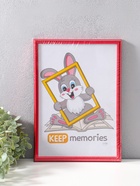 Фоторамка для фото 21×30 см «Радуга», пластик, красный, (пластиковый экран) - Фото 4