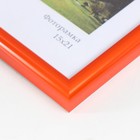 Фоторамка пластик "Радуга" 15х21 см, оранжевый - Фото 3