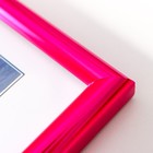 Фоторамка пластик "Палитра" 10x15 см, пурпурный металлик - Фото 4