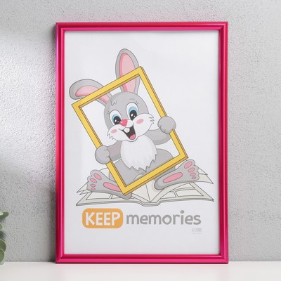 Фоторамка для фото 21×30 см Keep memories «Радуга», пластик, пурпурный металлик