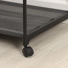 Вешалка - стойка напольная для одежды LaDо́m «Лофт», с двумя полками, 55×45×157 см, чёрная - Фото 4