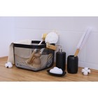 Корзинка универсальная LaDо́m, квадратная, с ручкой, 24.5×24.5×18 см, чёрная - Фото 5