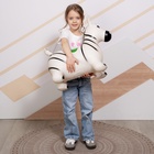 Попрыгун ZABIAKA «Зебра», 55×29×50 см, белый - Фото 5