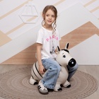 Попрыгун ZABIAKA «Зебра», 55×29×50 см, белый - Фото 5