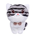 Мягкая игрушка «Полосатая кошка», цвета МИКС - фото 318990872