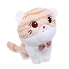 Мягкая игрушка «Полосатая кошка», цвета МИКС - фото 6663462