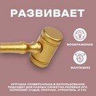 Деревянный детский молоточек, 11×3.5 см - Фото 3