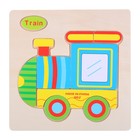 Детские деревянные рамки-вкладыши «Транспорт» 15 × 15 × 0,5 см, МИКС - фото 8171549