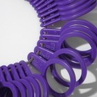 Прибор для измерения размера кольца, 15,6×4,1×2,9 см, цвет фиолетовый - Фото 3