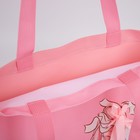 Шопер «Пуанты», 35 х 0,5 х 40 см, с лентой, цвет розовый - Фото 8