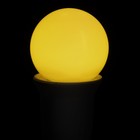 Лампа светодиодная Luazon Lighting, G45, Е27, 1.5 Вт, для белт-лайта, желтая, наб 20 шт - Фото 4