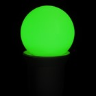 Лампа светодиодная Luazon Lighting, G45, Е27, 1.5 Вт, для белт-лайта, зеленая, наб 20 шт - Фото 3
