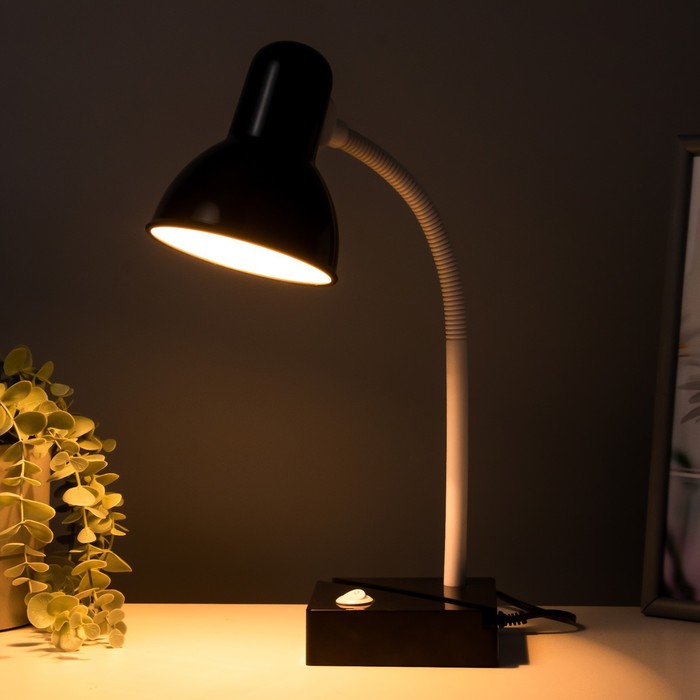 Настольная лампа Кидс 1x60Вт E27 черный 13х11,5х47 см RISALUX - фото 1910435995