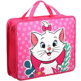 Папка с ручками А4, 33х26х7,5 см, пластик, Коты аристократы