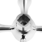 Комплект маховиков ZEIN Z101, для кран-букс со штоком на 20 шлицов, цинк, 2шт, хром 9145010