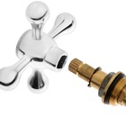 Комплект маховиков ZEIN Z101, для кран-букс со штоком на 20 шлицов, цинк, 2шт, хром 9145010