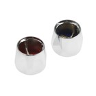 Комплект маховиков ZEIN Z102, для кран-букс со штоком на 20 шлицов, цинк, 2шт, хром - фото 43728295