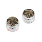 Комплект маховиков ZEIN Z204, для кран-букс со штоком на 24 шлица, цинк, 2 шт., хром 9145017 - фото 16368372