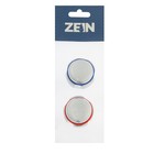 Комплект маховиков ZEIN Z204, для кран-букс со штоком на 24 шлица, цинк, 2 шт., хром 9145017 - фото 16368373