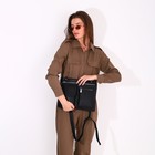 Сумка женская кросс-боди, цвет чёрный - фото 26133481