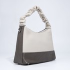 Сумка женская на молнии, цвет бежевый - фото 21706906