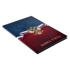 Книга учета, 96 листов, обложка картон 7БЦ, блок ГАЗЕТНЫЙ, клетка, РФ, сине-красный - фото 6663955