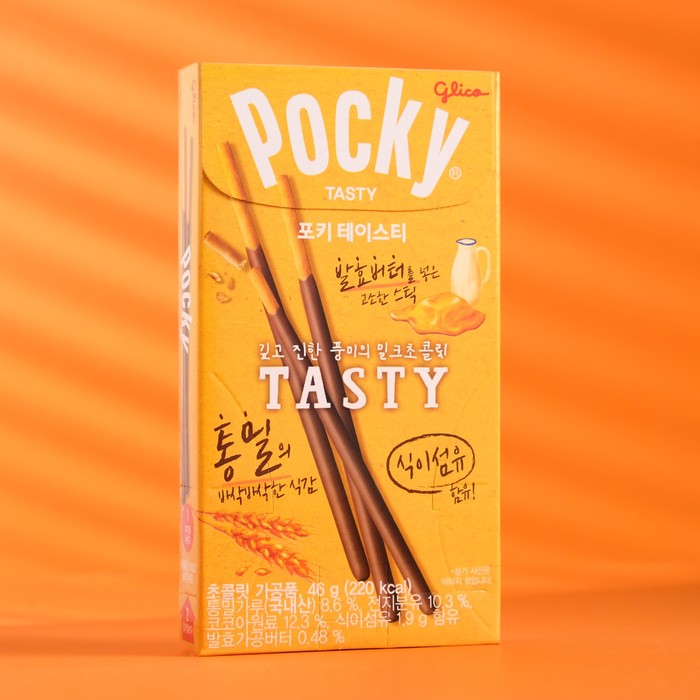Палочки бисквитные POCKY со вкусом топленое масла и молока 46 г - Фото 1