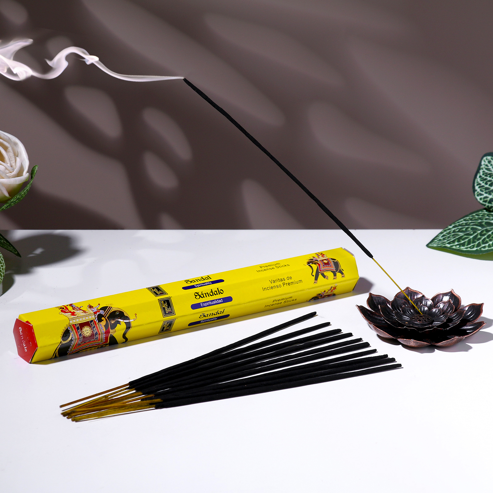 Благовония Zed Black "Сандал Sandal", 20 палочек в упак, шестигранник ...