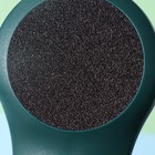 Тёрка для ног, 2 в 1, наждачная, 13 × 7 см, цвет зелёный - фото 7789230