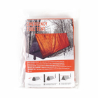 Термоодеяло универсальное Adventure, 240×150 см, трансформируемое в палатку и спальный мешок, оранжевое - Фото 5