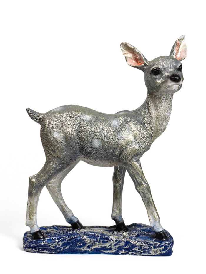 Фигура полистоун «Олененок зимний», 52×40 см - Фото 1