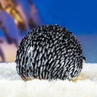 Садовая фигура из полистоуна «Ёж зимний», h=20 см - фото 40286595