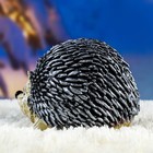 Садовая фигура из полистоуна «Ёж зимний», h=20 см - фото 40286596