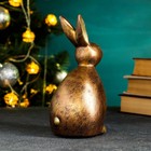 Фигура "Кролик интерьерный" бронза, 18х9х10см - Фото 2