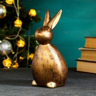 Фигура "Кролик интерьерный" бронза, 18х9х10см - Фото 4