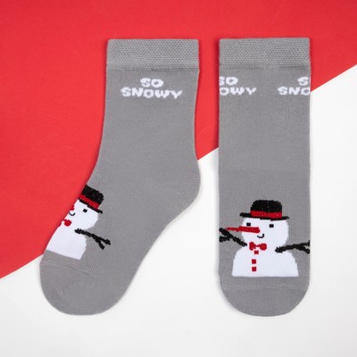 Носки детские новогодние KAFTAN «Дед Мороз» 3 пары, размер 16-18