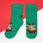 Набор детских новогодних носков KAFTAN «Дед Мороз» 3 пары, размер 16-18 - Фото 3