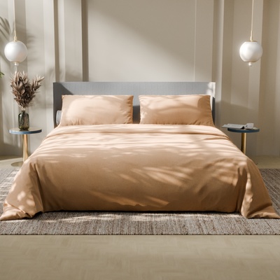 Постельное бельё евро «Этель. Песчаный берег», бязь