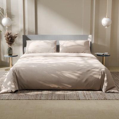 Постельное бельё 1.5-спальное «Этель. Жемчужная пыль», бязь