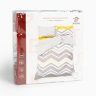 Постельное бельё Этель 1.5сп Gray geometry 143х215см,150х214см,50х70см-2 шт, бязь, 125 г/м2 - Фото 7