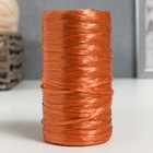 Пряжа "Для вязания мочалок" 100% полипропилен 300м/75±10 гр в форме цилиндра (бронза) - фото 318992300