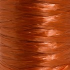 Пряжа "Для вязания мочалок" 100% полипропилен 300м/75±10 гр в форме цилиндра (бронза) - Фото 2