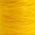 Пряжа "Для вязания мочалок" 100% полипропилен 300м/75±10 гр в форме цилиндра (желтый) - Фото 2