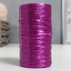 Пряжа "Для вязания мочалок" 100% полипропилен 300м/75±10 гр в форме цилиндра (слива) - фото 300132198