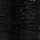 Пряжа "Для вязания мочалок" 100% полипропилен 300м/75±10 гр в форме цилиндра (черный) - Фото 2