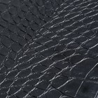 Пaпка деловая, искусственная кожа, для бумаг, 360 х 260 х 30 мм, с кольцевым механизмом 2, 3Д55 "Крокодил", чёрная - Фото 7