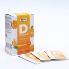 Витамин D3, 500 МЕ Sibivit, 15 саше со вкусом апельсина - фото 9892877